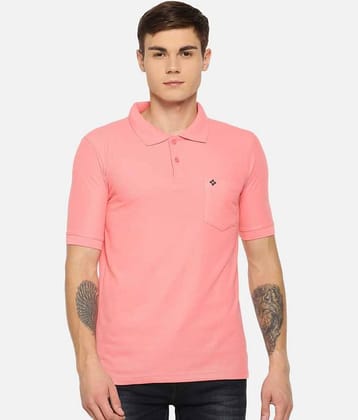 Dollar Cotton Blend Yellow Solids Polo T-Shirt