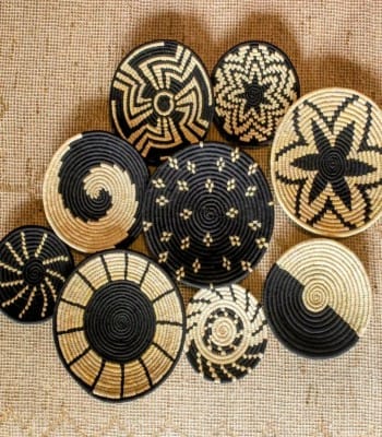 The Handwoven Sabai Grass Wall Plate Combo Set