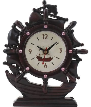 Sigaram Analog Plastic Table Clock - Pack of 1