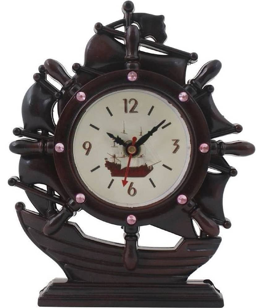 Sigaram Analog Plastic Table Clock - Pack of 1