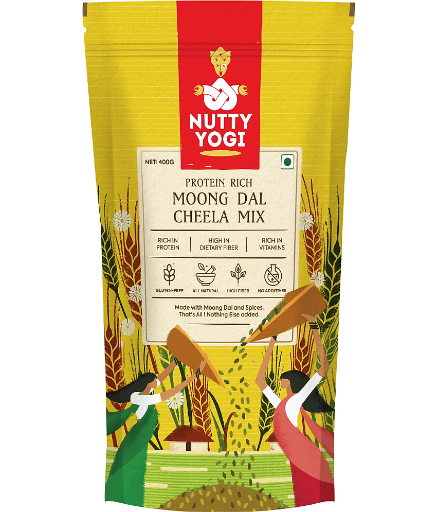 Nutty Yogi Moong Daal Cheela Mix 400 gm