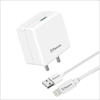 TP TROOPS 3.5A 18W SAM SMART CHARGER Power with Micro-USB Cable / 3.5 A Mobile Charger with Detachable Cable/Compatible