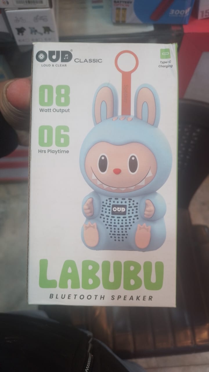 OUD New LABUBU 6Hrs Playtime Bluetooth Speaker Random Color