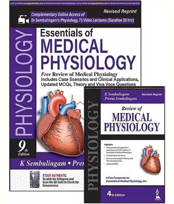 Essentials of Medical Physiology (Free Review of Medical Physiology)  (Paperback, K SEMBULINGAM)