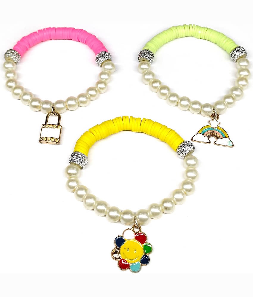 DAIVYA WELLNESS - Multicolor Bracelet ( Pack of 3 )