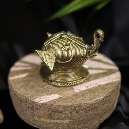 Dhokra Crafted Elephant Mask Dhokra Crafted Elephant Mask