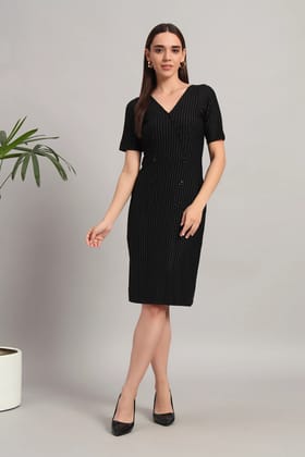 Boardroom to Brunch, Black Dress-XS