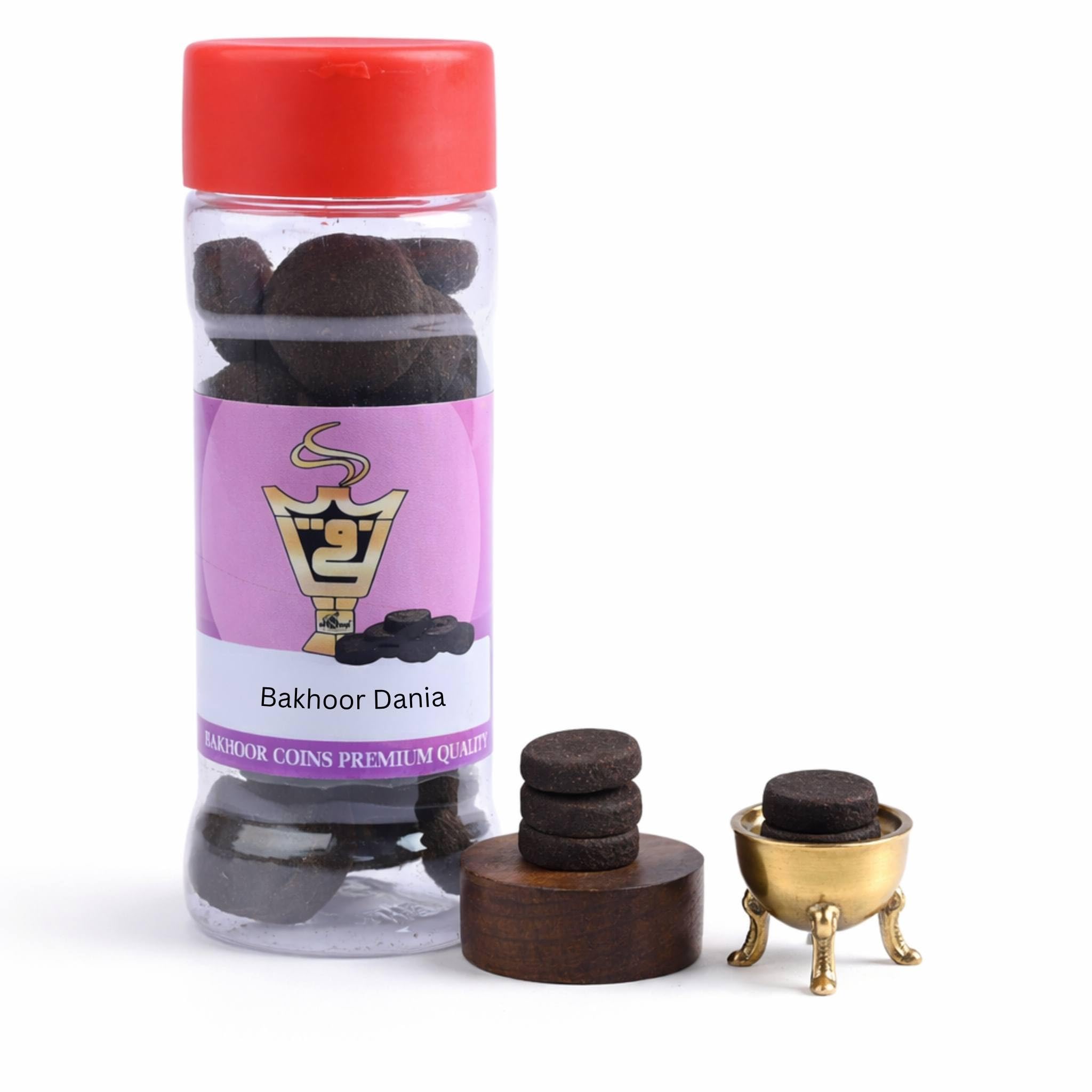 alNaqi Dania Incense Coins 50gm – Premium Oud Bakhoor Fragrance, Luxury Aromatic Coins for Home, Meditation & Pooja, Long-Lasting Rich Aroma