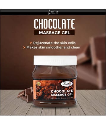 Luster Chocolate Massage Gel for Face & Body | Skin Gel Moisturizer 500 ml