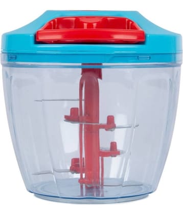 HomePro - Blue Plastic Mannual Chopper 1000 ml ( Pack of 1 )