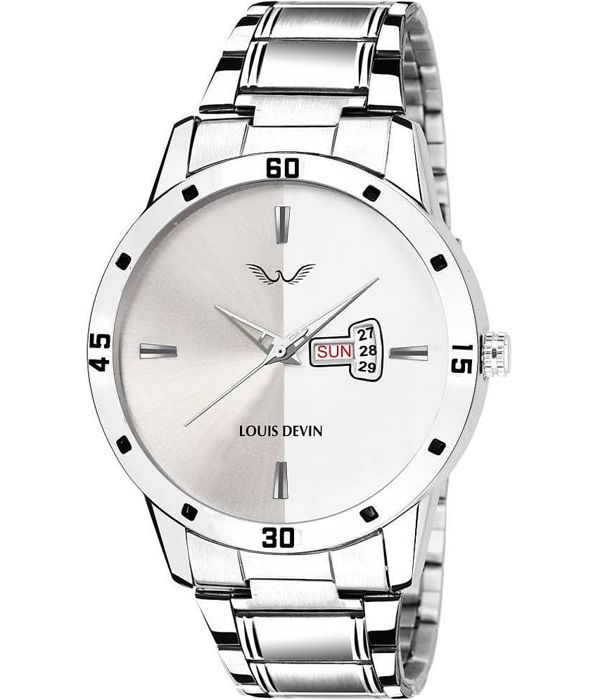 LOUIS DEVIN - Silver Metal Analog Men's Watch
