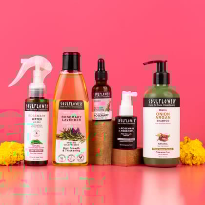 5X Rosemary for Excessive Hair Fall