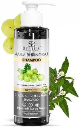 RKG SIRIUS SIRIUS AMLA BHRINGRAJ SHAMPOO | STRONG HAIR | STOP WHITE HAIR MEN & WOMEN  (210 ML)