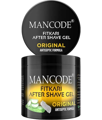 Mancode Fitkari After Shave Gel Original for Men , Post Shave Gel , Alcohol Free After Shave, 100 gm (Pack of 1)
