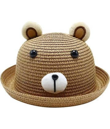 Infispace Pack of 1 Unisex for Baby Hats ( Brown )