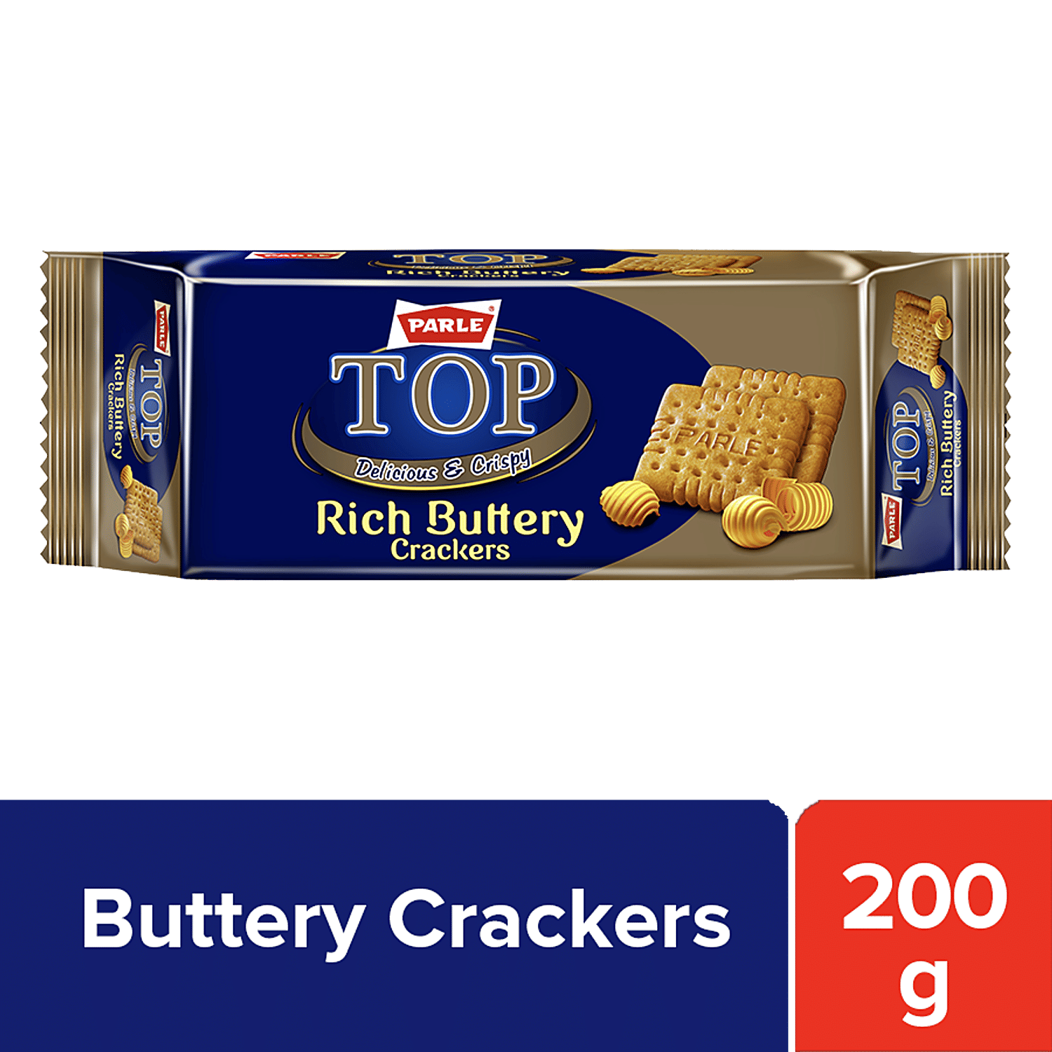 Parle Top Rich Buttery Crackers, 200 g Pouch