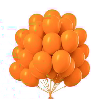 Hermes Orange Balloons 10"-100PC