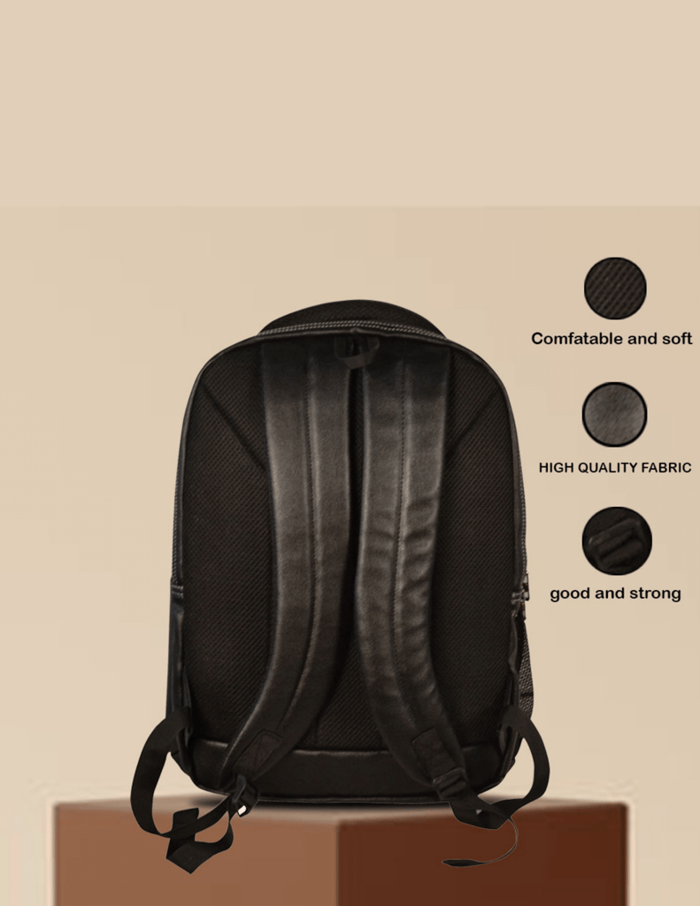 PB Pearlbags 824F Casual Leather Laptop Backpack 30L