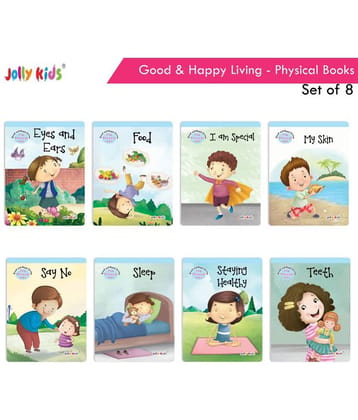 Jolly Kids Good & Happy Living The Physical Way Short Stories Books (Set of 8)| Kids learning Physical Activity Book