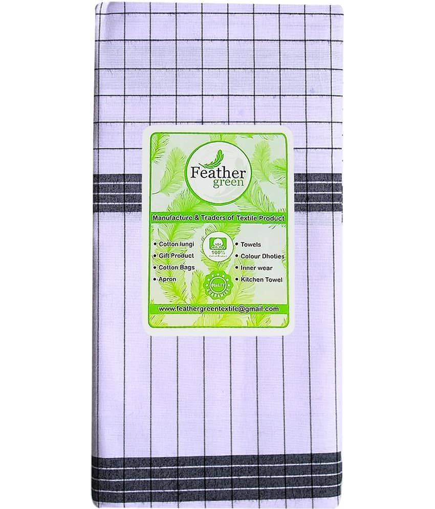 Feather Green Multi Lungi Single Pack