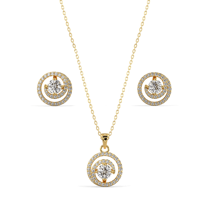 Whirlwind Diamond Set YELLOW GOLD