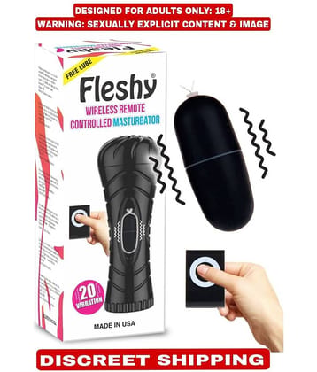 KAMAHOUSE PREMIUM QUALITY FLASHLIGHT SHAPE WIRELESS REMOTE CONTROLLED VIBRATING MASTURBATOR FOR MEN
