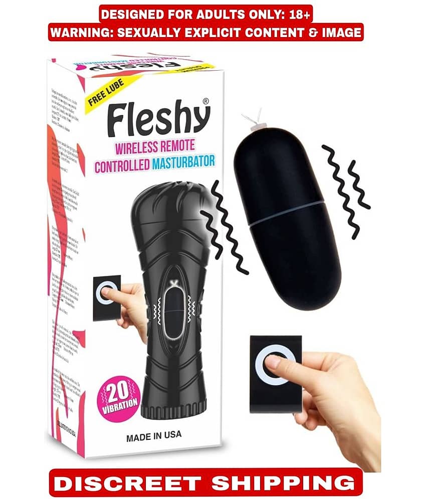 KAMAHOUSE PREMIUM QUALITY FLASHLIGHT SHAPE WIRELESS REMOTE CONTROLLED VIBRATING MASTURBATOR FOR MEN