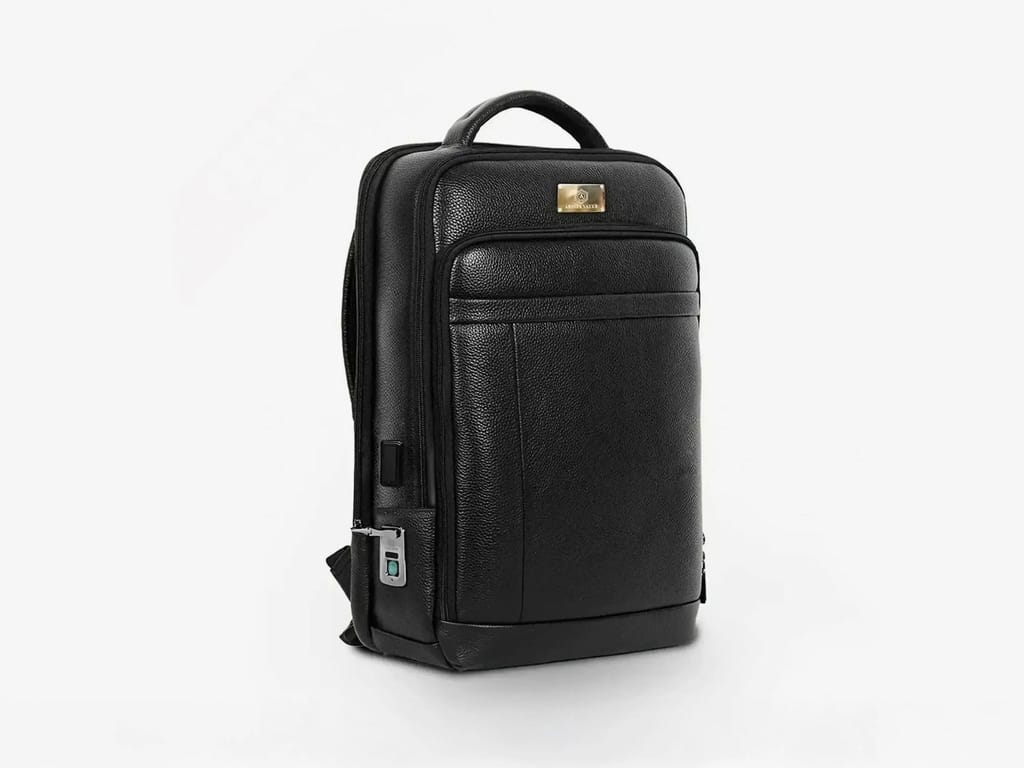 Fingerlock Leather Backpack