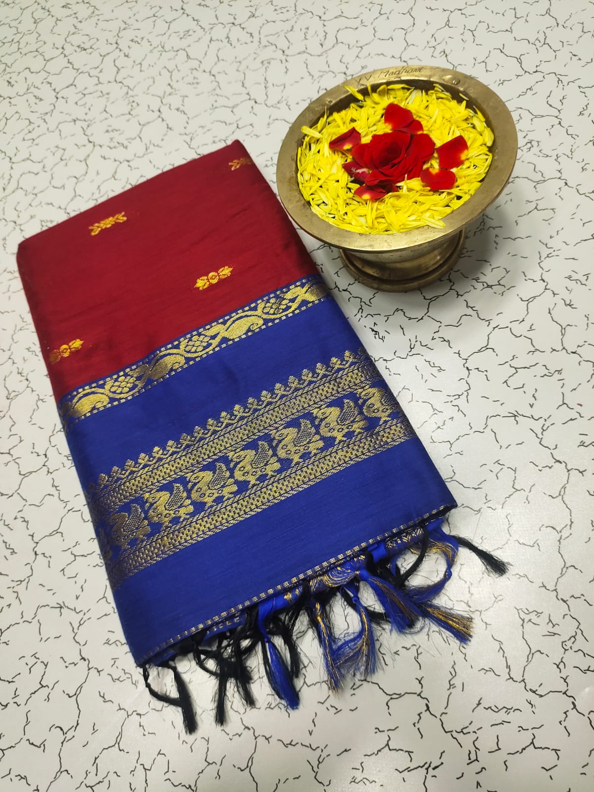 kalyani Pure cotton style saree
