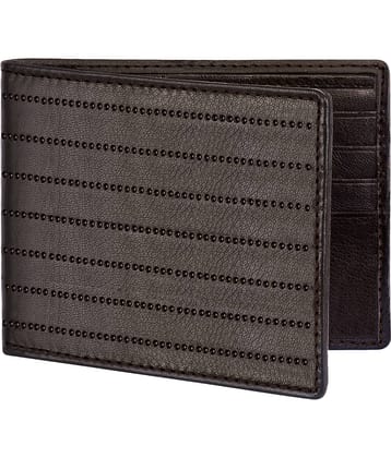 Lorenz Brown 100% Leather Men's RFID Wallet ( Pack of 1 )