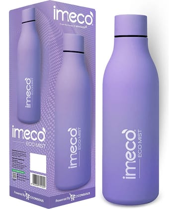 IMECO Eco Mist Purple Stainless Steel Water Bottle 500 mL ( Set of 1 )