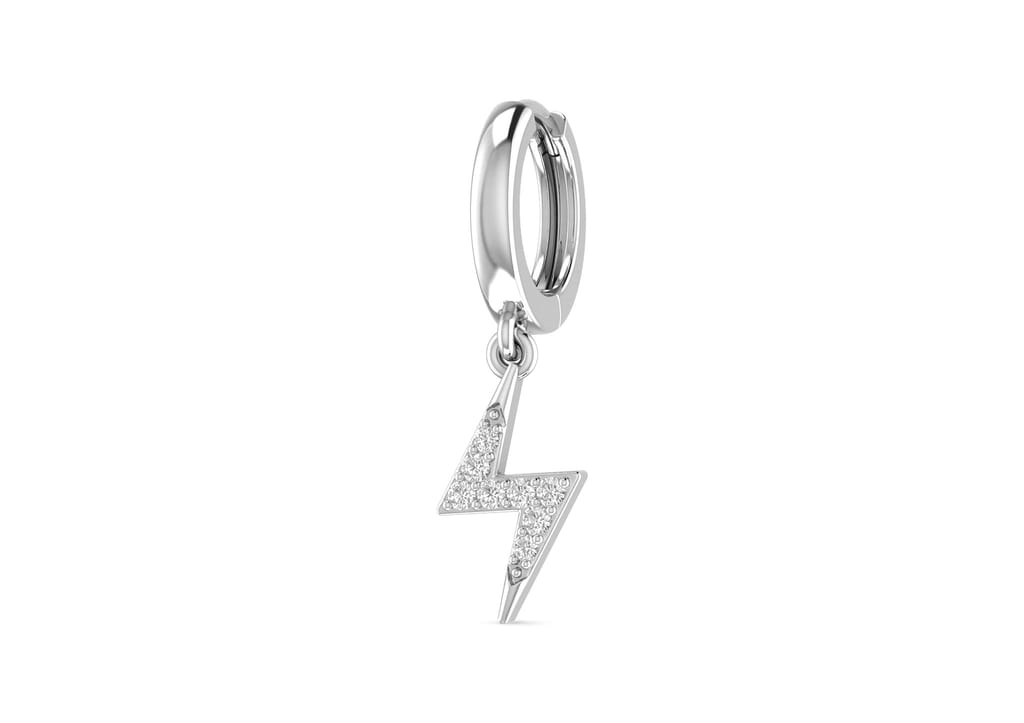 Lightning Bolt Drop Earring For Men (1 Pc Only)