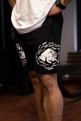 Infinity Fiery Bull Shorts (Black)-S