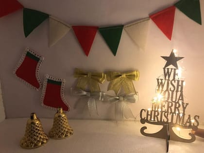 Christmas Tree Decoration Items,Christmas Ornaments,Christmas Bunting,Christmas Socks,Wooden Christmas Tree, Mod Kit,Christmas Bells