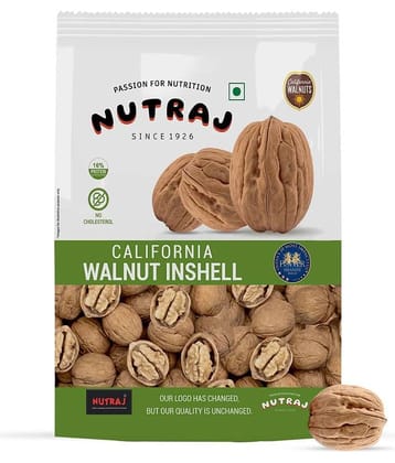 Nutraj California Inshell Walnuts (Saboot Akhrot) 1 kg