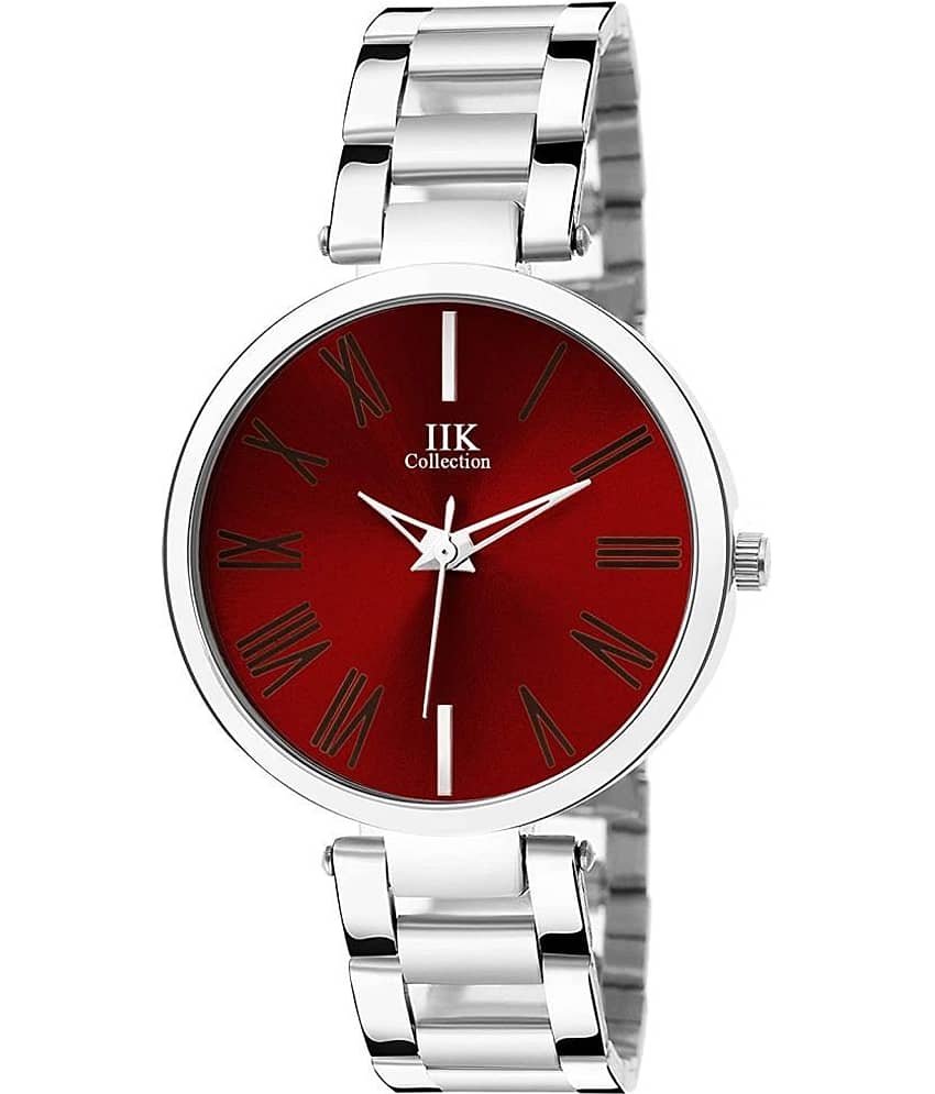 IIK COLLECTION - Silver Stainless Steel Analog Womens Watch