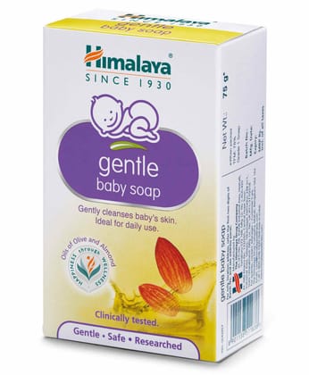 Himalaya Herbal Gentle Baby Soap, 75 gm Himalaya Herbal Gentle Baby Soap, 75 gm
