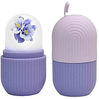 (Pack Of 1) Beauty Ice Roller For Face Massager Eye Reusable Face Rollers Facial (Purple Color) (Pack Of 1) Beauty Ice Roller For Face Massager Eye Reusable Face Rollers Facial (Purple Color)