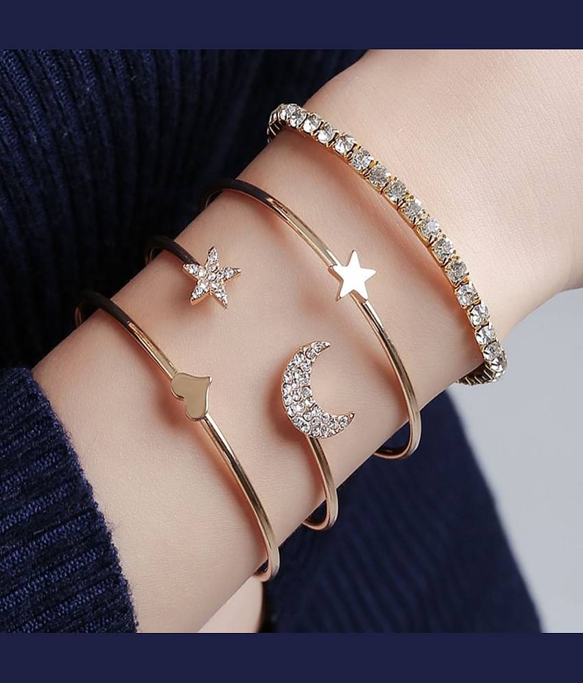 Thrillz Gold Bracelet ( Pack of 4 )