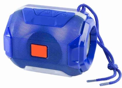 Portable Wireless Bluetooth Speaker, Waterproof Design with Handle (Blue) Portable Wireless Bluetooth Speaker, Waterproof Design with Handle (Blue)