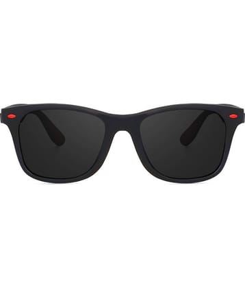 Kanny Devis Black Rectangular Sunglasses ( Pack of 1 )