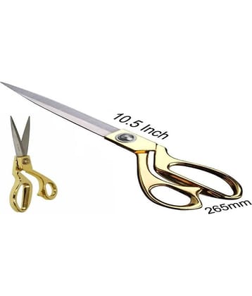 Dkuy Beautiful Golden Handle Scissor 10.5 inch For cutting clothes and Fabrics