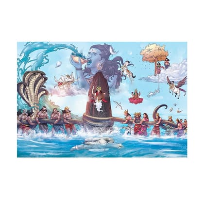 Amrit-Manthan Premium Fridge Magnet (Size 4x6 Inch)