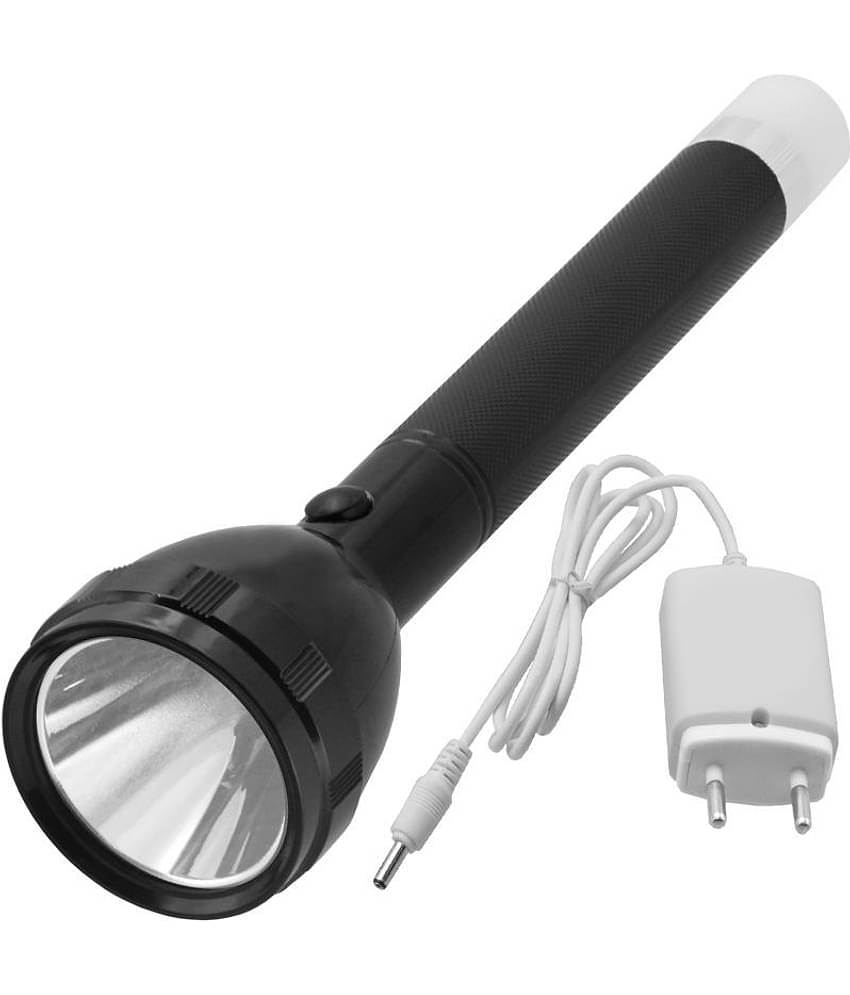 SJ - 5W Rechargeable Flashlight Torch (Pack of 1)