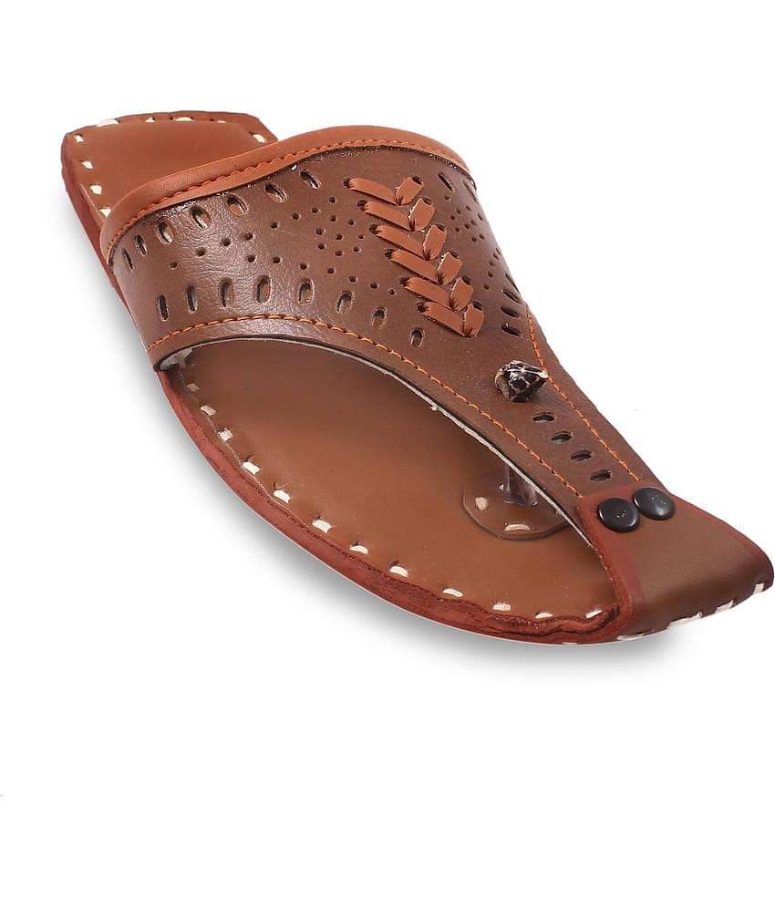 Anjaneya Creations Brown Men's Kolhapuris