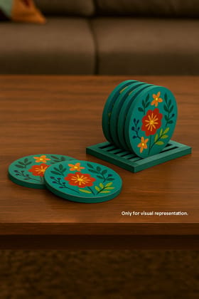 Dbeautify's DIY Round MDF Coaster Set