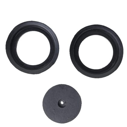 FAIRBIZPS India mark II Handpump Spare Parts, Sealing Rings Rubber 3Pcs, Pump Bucket Rubber 2Pcs, Lower Wall/Rubber Seating Big 1Pc, Upper Wall/Rubber Seating 1Pc