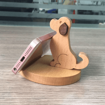 Moti - Wooden Mobile Stand – Stylish & Durable Phone Holder-Wooden