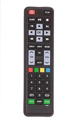 EHOP Compatible Remote for Videocon LED LCD (V2BG, Black)
