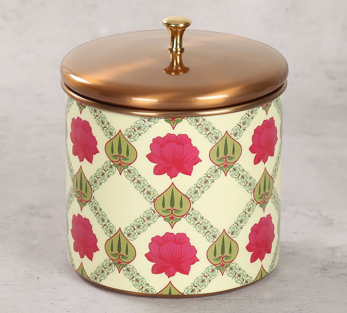 Conifered Lotus Symmetry Storage Jar